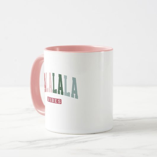 FALALALA VIBES Holiday Mok (Voorkant links)
