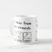 Falco nom de table périodique tasse (Devant gauche)