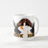 Falcon Art Mug – Bold Wildlife Bird of Prey Design (Devant droit)