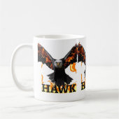 Falcon Art Mug – Bold Wildlife Bird of Prey Design (Gauche)