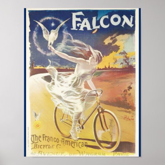 Falcon Bicycle Poster (Voorkant)
