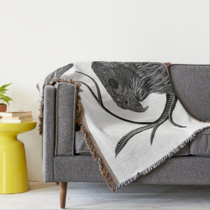 Falcon Full Moon Monogram Deken