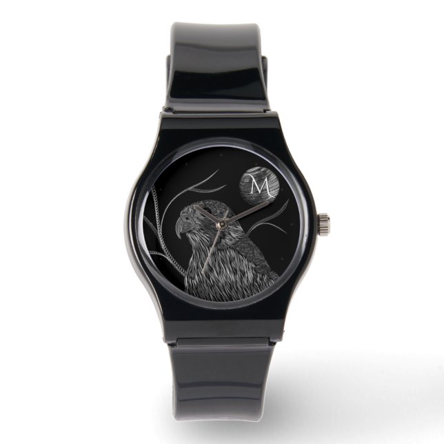 Falcon Full Moon Monogram Horloge (Voorkant)