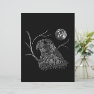 Falcon Full Moon Monogram zwart