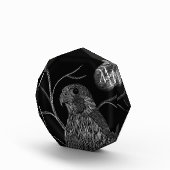 Falcon Full Moon Monogram zwart Fotoblokken (Rechts)