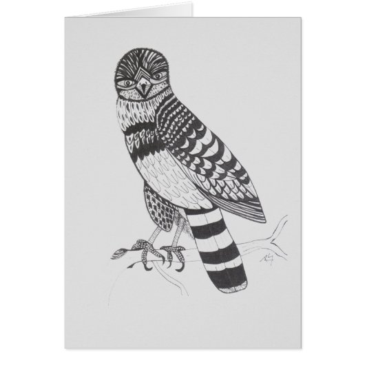 Falcon Greeting Card (Voorkant)