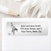 falcon on Glove return address labels (Insitu)
