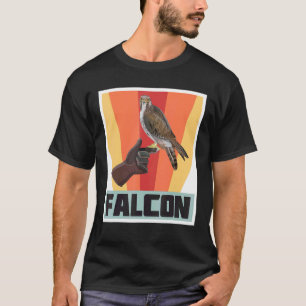 Falcon Retro valk met Hawk en Eagle T-shirt