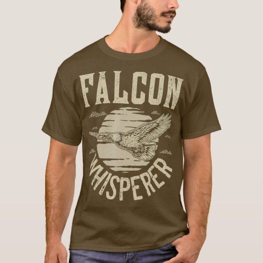 Falcon Whisperer T shirt Hunter  jager (Voorkant)