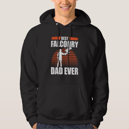 Falconer Falcon Hunter Falconer Tracker Duck Hunte Hoodie (Voorkant)