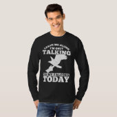 Falconer Falcon Hunter Falconer Tracker Duck Hunte T-shirt (Voorkant volledig)