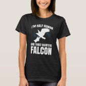 Falconer Falcon Hunter Falconer Tracker Duck Hunte T-shirt (Voorkant)