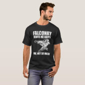 Falconer is Happy with Falconry T-shirt (Voorkant volledig)