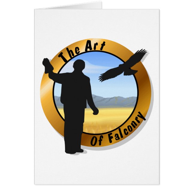 Falconer Medallion Round Kaart (Voorkant)