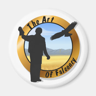 Falconer Medallion Round Magnet Magneet