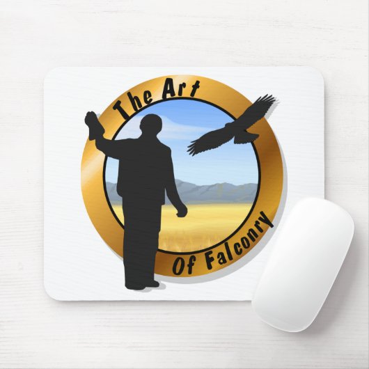 Falconer Medallion Round Mousepad Muismat (Met muis)