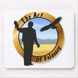 Falconer Medallion Round Mousepad Muismat