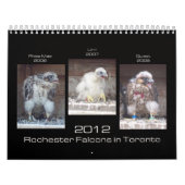 Falcons 2012 de Rochester dans le calendrier de (Protection)