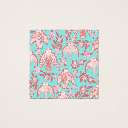 Falcons et Roses portant collier bijouterie (Devant)