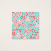 Falcons & Roses Cute Clothing Size Price Hang Tag  (Devant)