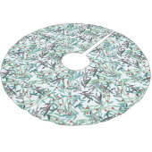 Falda de árbol navidad con diseño de acebo kerstboom rok (Gekanteld)