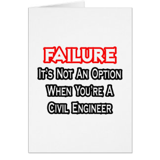 Falen...geen optie...civiel ingenieur