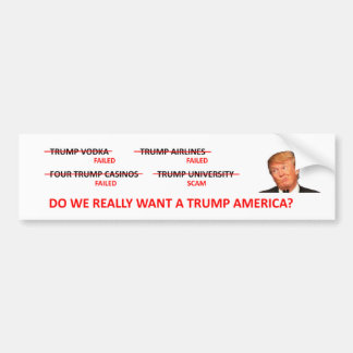 FALEN VAN TRUMP BUMPERSTICKER