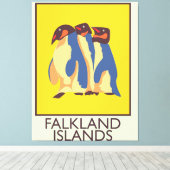 Falklandeilanden Canvas Afdruk (Insitu (Houten vloer))