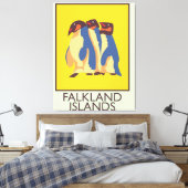 Falklandeilanden Canvas Afdruk (Insitu (Slaapkamer))