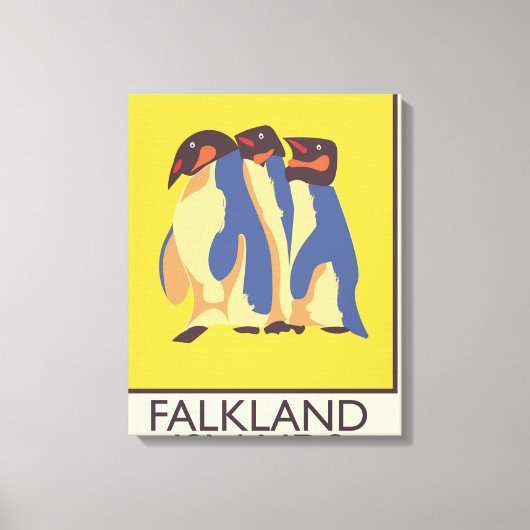 Falklandeilanden Canvas Afdruk (Voorkant)