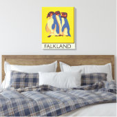 Falklandeilanden Canvas Afdruk (Insitu (Slaapkamer))