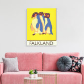 Falklandeilanden Canvas Afdruk (Insitu (Woonkamer))