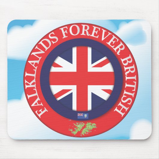 Falklands Forever British Muismat (Voorkant)