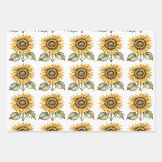 Fall All Occasions, Autumn Sunflower, Fall Pumpkin Inpakpapier Vel (Voorkant 2)