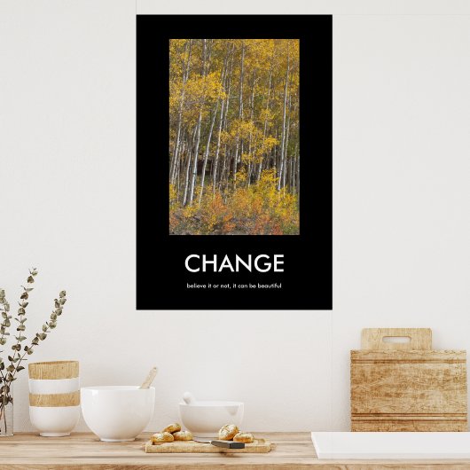 Fall Aspen Grove CHANGE Inspiration Poster (Cuisine)