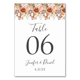 Fall Autumn Leaves Rustic Country Boho Wedding Kaart