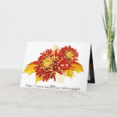 Fall Beauty ~ Penser à votre carte (Dos)