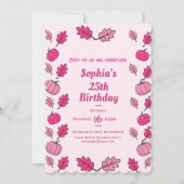 Fall Birthday Party Invitation (Devant)