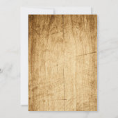 Fall bruiloft-uitnodiging voor een ritueel huwelij kaart (Achterkant)