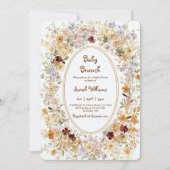 Fall Brunch Baby Shower Invitation (Devant)
