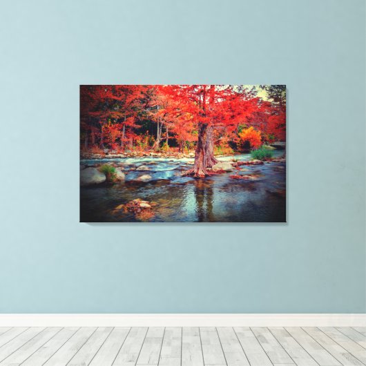 Fall Colors Canvas Afdruk (Insitu (Houten vloer))