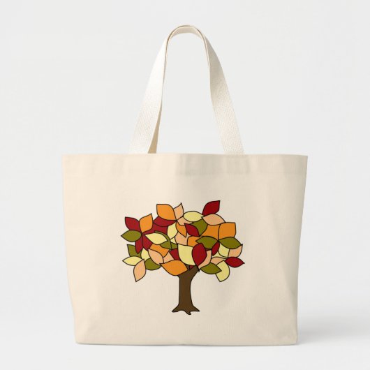 Fall Colors Grote Tote Bag (Voorkant)