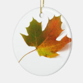 Fall Colors Maple Leaf Keramisch Ornament (Links)