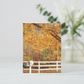 Fall Day Postcard Briefkaart (Staand voorkant)