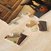 Fall Fairies Enchanting Kitchen Gathering Puzzle Legpuzzel (Zijkant)