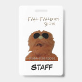 Fall Falldom Staff ID Badge  (Dos)