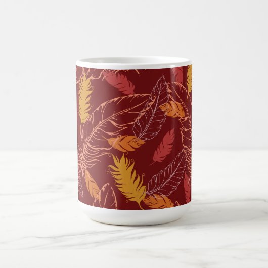 Fall Feathers Coffee Mug (Centre)