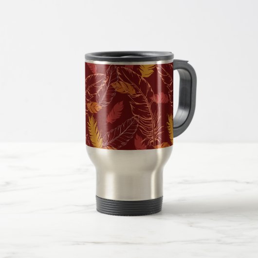 Fall Feathers Travel Mug Reisbeker (Voorkant rechts)