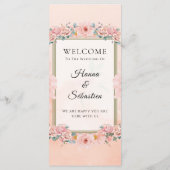 Fall Floral  Wedding Menu (Dos)