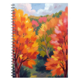 Fall Foliage | Autumn Leaves Watercolor Nature Notitieboek